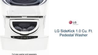 LG SideKick 1.0 Cu. Ft. Pedestal Washer Features video 0 minutes 33 seconds