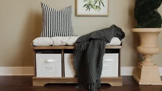 Walker Edison - Modern Storage Bench - Overview video 0 minutes 21 seconds