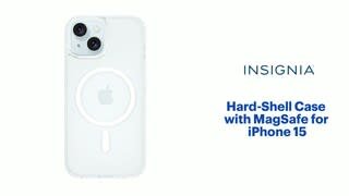 Insignia - Hard-Shell Case with MagSafe for iPhone 15 Features video 2 minutes 13 seconds
