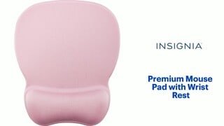 Insignia™ Premium Mouse Pad with Wrist Rest Features video 0 minutes 55 seconds