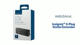 Insignia - 3-Plug Outlet Extender Features video 0 minutes 31 seconds