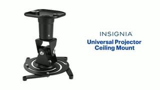 Insignia - Universal Projector Ceiling Mount Features video 0 minutes 38 seconds