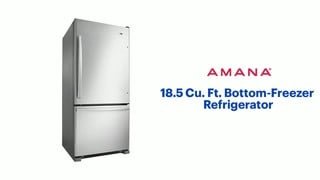 Amana 18.5 Cu. Ft. Bottom-Freezer Refrigerator Features video 0 minutes 59 seconds