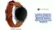 Platinum - Leather Band for Samsung Galaxy Watch3, Galaxy Watch Active and Active 2 - Copper Features video 0 minutes 47 seconds