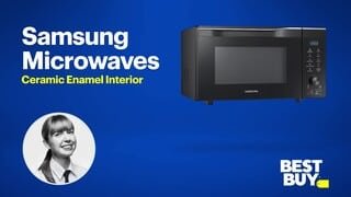 BBY Overview - Samsung Microwaves: Ceramic Enamel Interior video 0 minutes 43 seconds