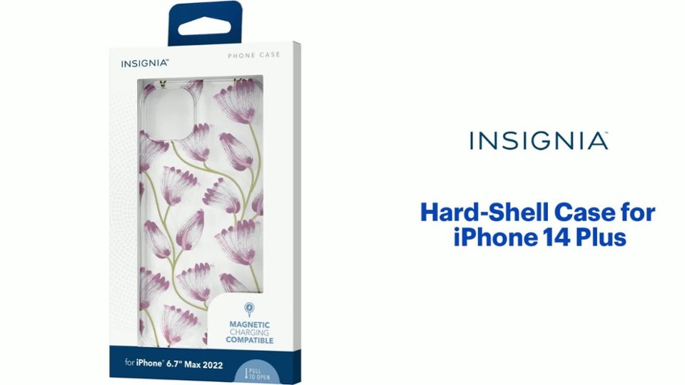 Insignia™ - Hard Shell Case for iPhone 14 Plus Features video 1 minutes 14 seconds