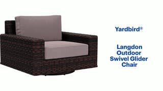 Yardbird - Langdon Outdoor Swivel Glider Chair Features video 0 minutes 45 seconds