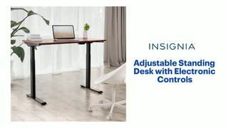 Insignia - Adjustable Standing Desk with Electronic Control - 47.2 Features video 1 minutes 25 seconds