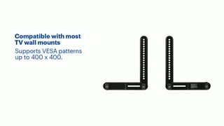 Best Buy essentials - Rear Soundbar Wall Mount for Most 15 lb. Soundbars Features video 1 minutes 39 seconds
