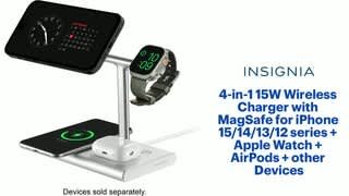 4-in-1 15W Wireless Charger with MagSafe Features video 1 minutes 53 seconds