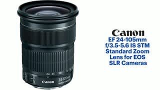 Canon EF 24-105mm f/3.5-5.6 IS STM Standard Zoom Lens for EOS SLR 2024 Cameras