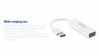 Best Buy essentials - USB to VGA Adapter Features video 1 minutes 09 seconds