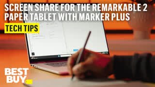 Screen Share Your Notes with the reMarkable 2 Paper Tablet video 0 minutes 49 seconds