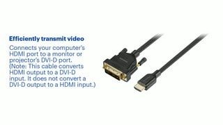 Insignia - 6' DVI-D to HDMI Cable - Black Features video 1 minutes 28 seconds