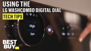 How to Use the Digital Dial on the LG WashCombo video 0 minutes 59 seconds