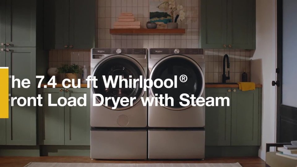 Whirlpool - WG/WED6720R Dryer Product Info video 0 minutes 44 seconds
