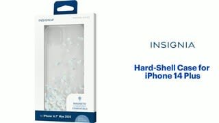 Insignia - Hard-Shell Case for iPhone 14 Plus Features video 1 minutes 12 seconds