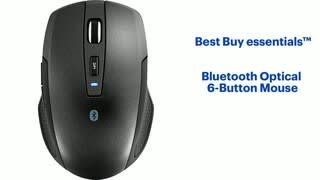 Best Buy essentials - Bluetooth Optical 6-Button Mouse - Black Features video 1 minutes 16 seconds