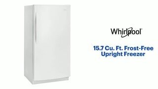 Whirlpool - 15.7 Cu. Ft. Frost-Free Upright Freezer Features video 0 minutes 40 seconds