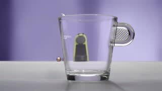 Nespresso's Essenza Mini machine brews big flavors. video 1 minutes 08 seconds