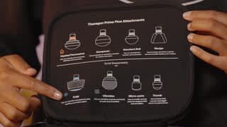 How to Use the Theragun Prime Plus Multi-Therapy Massage Gun video 0 minutes 58 seconds