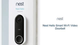 Nest Hello Smart Wi-Fi Video Doorbell Features video 0 minutes 26 seconds