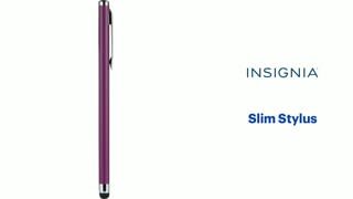 Insignia - Slim Stylus - Maroon Features video 0 minutes 31 seconds