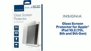 Insignia - Glass Screen Protector for Apple iPad 10.2 (7th, 8th and 9th Gen) Features video 0 minutes 38 seconds