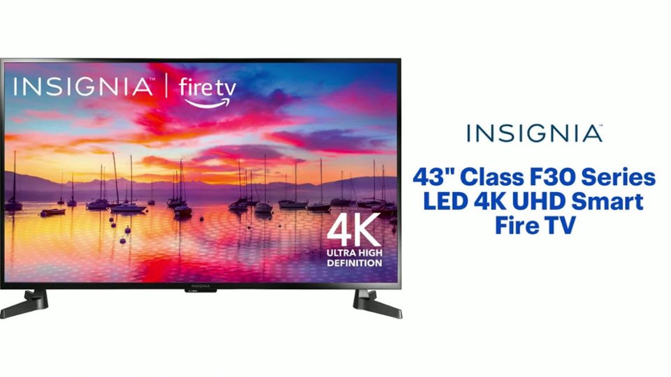 Insignia™ - 43" Class F30 Series LED 4K UHD Smart Fire TV Features video 2 minutes 20 seconds
