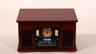 Victrola 8-in-1 Wooden Music Center video 1 minutes 16 seconds