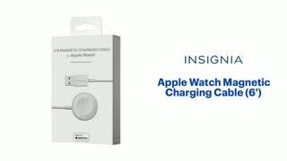 Insignia - Apple Watch Magnetic Charging Cable (6') Features video 0 minutes 37 seconds