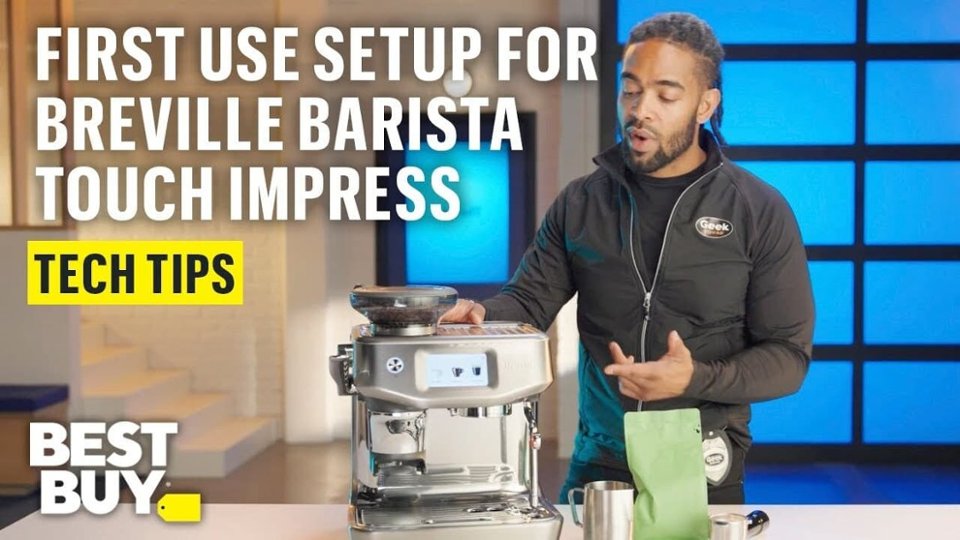 Set Up the Breville Barista Touch Impress video 0 minutes 59 seconds