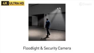 Swann 4K Floodlight Security Surveillance Camera - Product Overview Video video 1 minutes 58 seconds