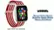 Modal - Woven Nylon Watch Band for Apple Watch 42mm and 44mm - Red and White Stripes Features video 0 minutes 45 seconds