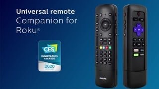 Philips Companion Remote for Roku Overview video 0 minutes 54 seconds