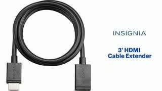 Insignia - 3' HDMI Cable Extender Features video 1 minutes 04 seconds