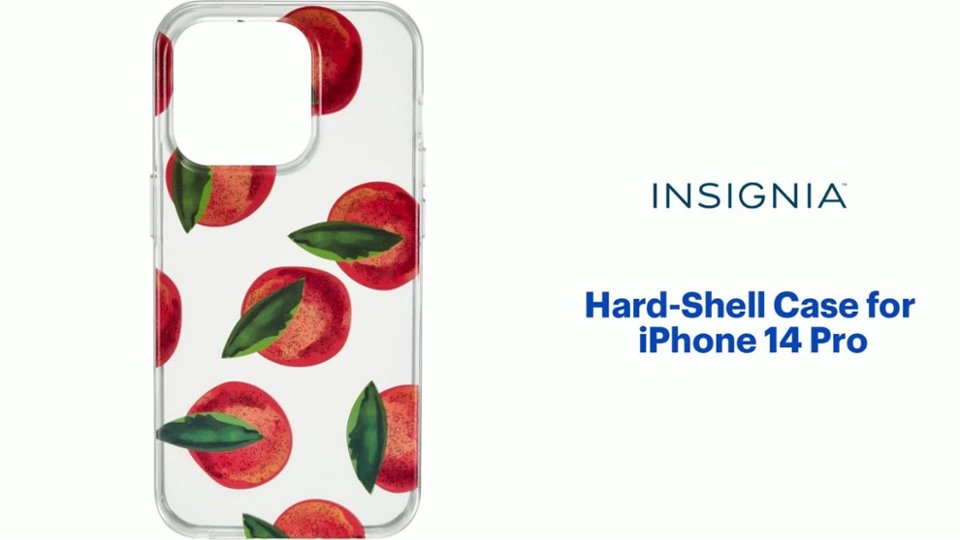 Insignia - Hard-Shell Case for iPhone 14 Pro Features video 1 minutes 09 seconds