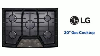 LG - 30 Gas Cooktop Features video 0 minutes 47 seconds