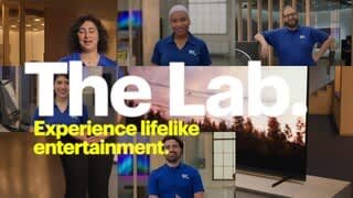 Experience lifelike entertainment - at the Best Buy Lab video 0 minutes 51 seconds