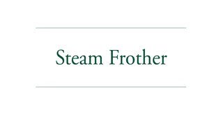 Café Semi Auto - Steam Frother video 0 minutes 31 seconds