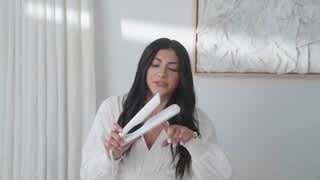 Tips for Fast, Easy Flat Iron Curls video 1 minutes 28 seconds