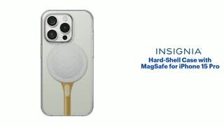 Insignia - Hard-Shell Case with MagSafe for iPhone 15 Pro feature video 1 minutes 06 seconds