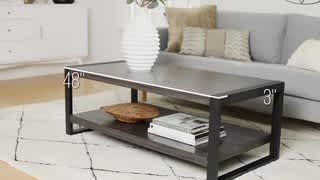 Walker Edison - Coffee Table - Overview video 0 minutes 33 seconds