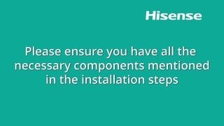 Hisense CanvasTV Installation Video video 6 minutes 57 seconds
