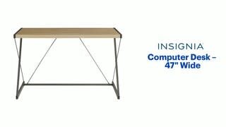 Insignia - Computer Desk 47 Wide feature video 0 minutes 58 seconds