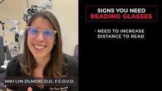 Signs You Need Reading Glasses - Video video 2 minutes 51 seconds