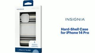 Insignia - Hard-Shell Case for iPhone 14 Pro Features video 1 minutes 12 seconds