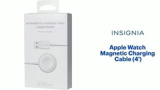 Insignia - Apple Watch Magnetic Charging Cable (4') - White Features video 0 minutes 39 seconds