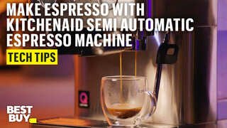 Demo the KitchenAid Semi Automatic Espresso Machine video 0 minutes 59 seconds