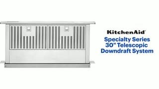 KitchenAid - 30 Telescopic Downdraft System Features video 0 minutes 31 seconds